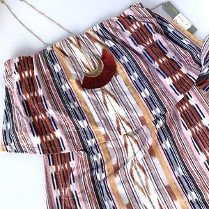 NWT Tart Tribal Print Sleeveless Maxi Dress - Sz S